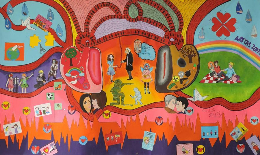 1. Homenaje a la Paz y un Mundo mejor. Mural ARTCAS 2017