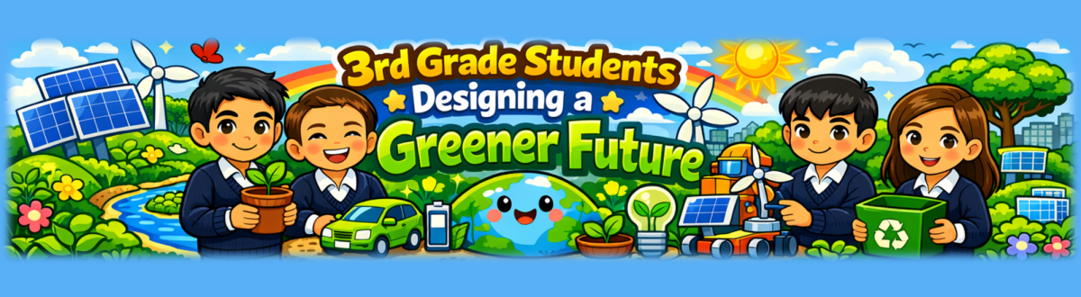 Building a Sustainable School and City: 3rd Grade Students Designing a Greener Future