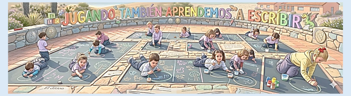 JUGANDO TAMBIÉN APRENDEMOS A ESCRIBIR