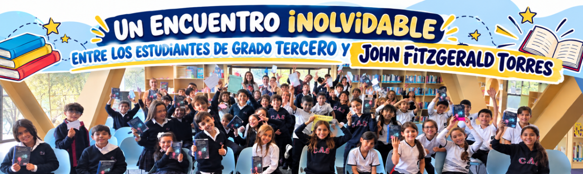 UN ENCUENTRO INOLVIDABLE ENTRE LOS ESTUDIANTES DE GRADO TERCERO Y JOHN FITZGERALD TORRES